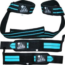 Wrist Wraps And Lifting Straps Bundle  Weightlifting,  Powerlifting  - $15.88
