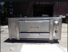 BLODGETT 1000  HIGH  NATURAL DECK GAS PIZZA OVEN W NEW STONE  26 IN LEGS - $2,272.05