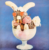 1959 Esso Gasoline And Oil Dessert Advertisement Banana Bunny Sundae DWII25 - $29.99