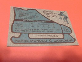 1979-80 Topps Pierre Mondou #211 Montreal Nm / Mint Or Better !! - £51.94 GBP