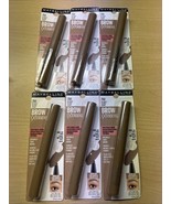 (6) Maybelline Brow Extensions Fiber Pomade Crayon 0.014 oz Sealed 250 -... - $496.18 MXN