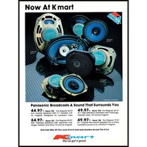 1984 Kmart Auto Center Panasonic Car Stereo Speakers Vintage Print Ad Wall Art - £8.20 GBP