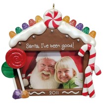 Hallmark Keepsake Tree Ornament 2011 Sittin with Santa Photo Holder Chri... - £4.78 GBP