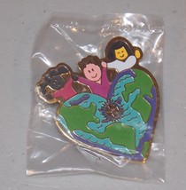 Rotary International Heart with kids Pin New In Package - £15.68 GBP