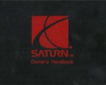 1996 Saturn Owner&#39;s Handbook [Hardcover] general motors - $12.86