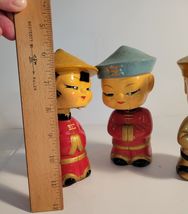 3 CDGC Japanese Asian Child Bubble Head Nodders with Jeweled Eyes 40's-50's image 14