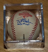 Pat Borders Autographed Rawlings Official 1992 World Series Baseball Sig... - £187.74 GBP