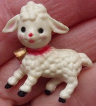 Vintage Mary Had A Little Lamb Mini Lamb Plastic Figure - £5.40 GBP