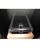 Black Leather Cigar Carrying Case Measures 9&quot; L x 6.5&quot; W x 1.5&quot; H ( Empty ) - $199.84 CAD