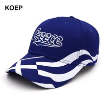 KOEP Wholesale Spring Fashion Baseball Cap Snapback Greece Flag Caps For Women S - £84.84 GBP