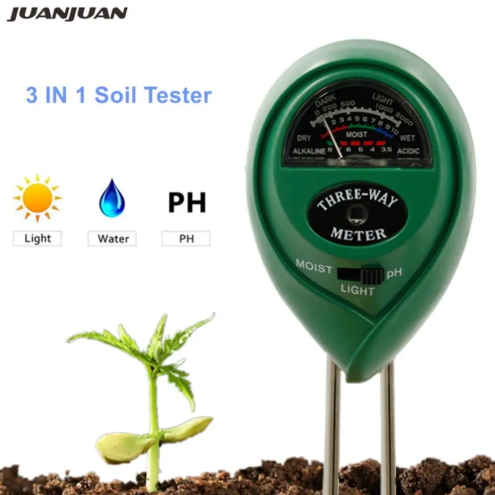 Digital Soil Meter Fertility Tester PH light Moisture Humidity Garden Temp Soil  - £182.53 GBP