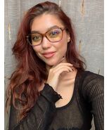 New Tom Ford TF 559774 56MM Oversized  Brown Blue Women's Eyeglasses Fra... - $189.99