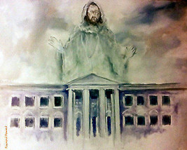Original 8x10&quot; Jesus Religous art print:- R Doward Fine Art - £13.23 GBP
