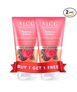 VLCC Mulberry &amp; Rose Facewash -150ml X 2- Buy One Get One  - $49.39 CAD