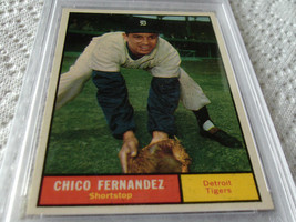 1961 Topps Chico Fernandez # 112 Psa 9 Mint (P/D) Tigers Baseball !! - £59.38 GBP