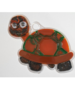 Stained glass looking Turtle ornament window  suncatcher 3.5 inch acrylic - £5.47 GBP