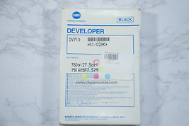 Open Genuine Konica Minolta DV010 Black Developer For Konica Minolta BH ... - $79.20
