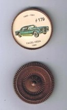 Jello Hostess Cars Coin 1960s Premium - Facel-Vega 1960 #179 - £1.70 GBP