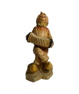 Vintage Nijmegen Dutch Boy with Accordion Figurine Copy Verb HM Musical ... - $18.22