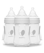 Evenflo Feeding Balance + Wide Neck Glass Bottles - 6oz 3 Pack - $48.98