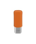 S.T. Dupont - Double Cigar Case Leather Orange &amp; Chrome - 183266 - $299.91 CAD