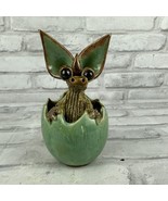 Yare Designs Pottery Baby Dragon In Egg Very Small Chip On Ear - £66.24 GBP