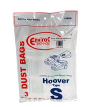 Envirocare Canister Vacuum Bags Designed To Fit Hoover Type S Canister Vacuums - $5.95