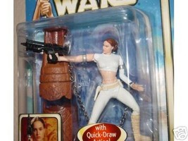 2002 Hasbro Star Wars Attack Of the Clones Padme Amidala with Mole figur... - $28.66