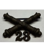 1902-1905, U.S ARMY ARTILLERY CORPS, BRONZE, 23rd FIELD ARTILLERY, COLLA... - $656.14 MXN
