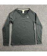 Lucky Brand Sleep Shirt Womens Small Gray V-Neck Fleece Polyester Blend ... - €12,84 EUR