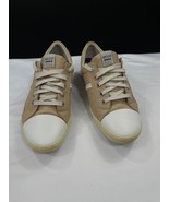 Ecco SKU 7472 Womens Beige Leather Sneakers Size 38 - $44.30