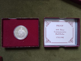 1982-S George Washington 250th Anniversary Half-Dollar Coin Silver Proof OGP COA - £55.17 GBP