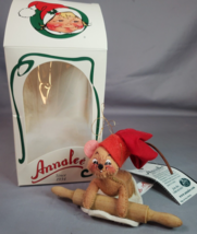 Annalee Baker Mouse 3in Christmas Ornament 7846 Rolling Pin Chef Hat Collectible - £15.04 GBP