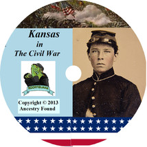 Kansas Civil War Books History &amp; Genealogy 18 Books - £5.37 GBP