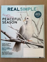 Real Simple Magazine December 2016 New Ship Free Peaceful Season Cookies Holiday - £19.65 GBP