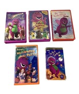 5 Barney VHS Video Tape Sing-Along Outer Space Halloween Christmas Valen... - €33,93 EUR