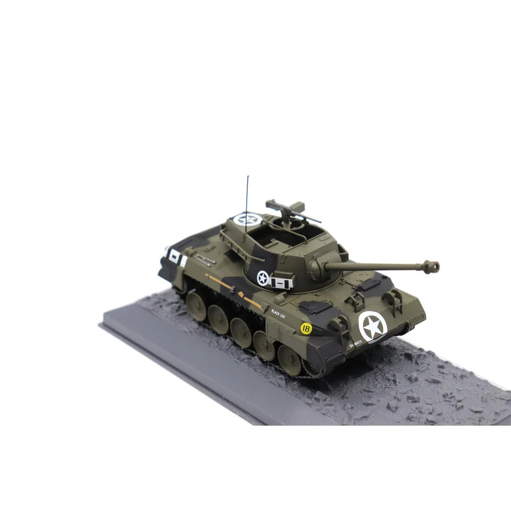M18 Hellcat Tank Destroyer  1944 - Display Case 1/43 Scale Diecast Tank ... - $49.49