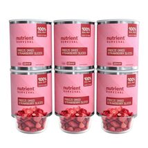 FREEZE DRIED CAMPING EMERGENCY FOOD SUPPLY READY TO EAT STRAWBERRIES FRU... - $199.99