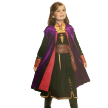Frozen II Princess Anna Dress Deluxe Halloween Costume Size 4-6 Cosplay NEW - £24.83 GBP