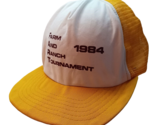 1984 Farm &amp; Ranch Tournament Trucker Mesh Snapback Trucker Ball Cap Hat ... - £26.48 GBP