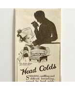 1922 Mentholatum Cold Rub Buffalo NY Advertisement Medical Ephemera Medi... - $366.69 MXN