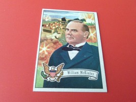1956  TOPPS  U.S. PRESIDENTS  #  27    WILLIAM  McKINLEY    SOME  BACK  ... - £31.28 GBP