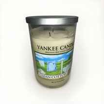 Yankee Candle CLEAN COTTON 2-Wick Signature Tumbler 20 oz 22 oz Lg Jar C... - £17.31 GBP