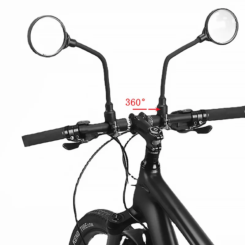 Sporting 1PCS Long Bicycle Rearview Handlebar Mirrors 360° For Mountain Road Bik - £23.69 GBP