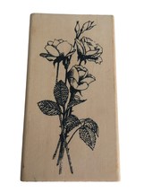 Anitas Rubber Stamp Long Stemmed Roses Love Flowers Plants Summer Card M... - $6.99