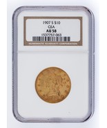 1907-S G$10 Gold Liberty Head Graded by NGC as AU-58! Released by GSA! - $94,475.13 MXN