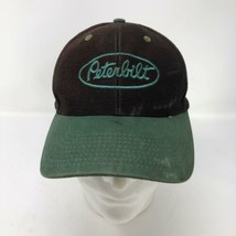 VTG Peterbilt Black &amp; Green Snapback Hat Trucks Trailer Semi Truck Driver - $27.71