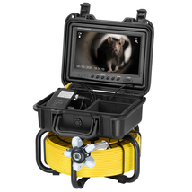 VEVOR Sewer Camera 165 ft, Drain Camera with 9"  screen, with 12 LED &amp; 3... - $443.99