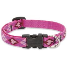 LupinePet 1/2-Inch Puppy Love 8-12-Inch Adjustable Dog Collar for Small ... - $22.21