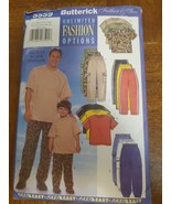 Butterick Sewing Pattern 5559 Mens Boys T-Shirt Pants DIY Easy All Sizes... - $109.32 MXN